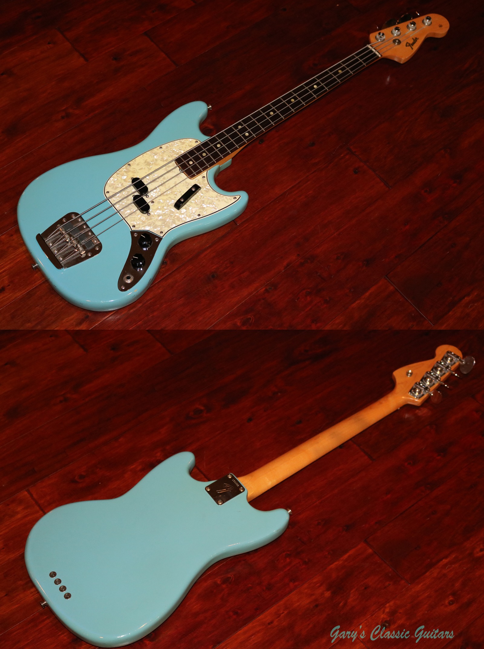 1966 fender mustang bass on sale