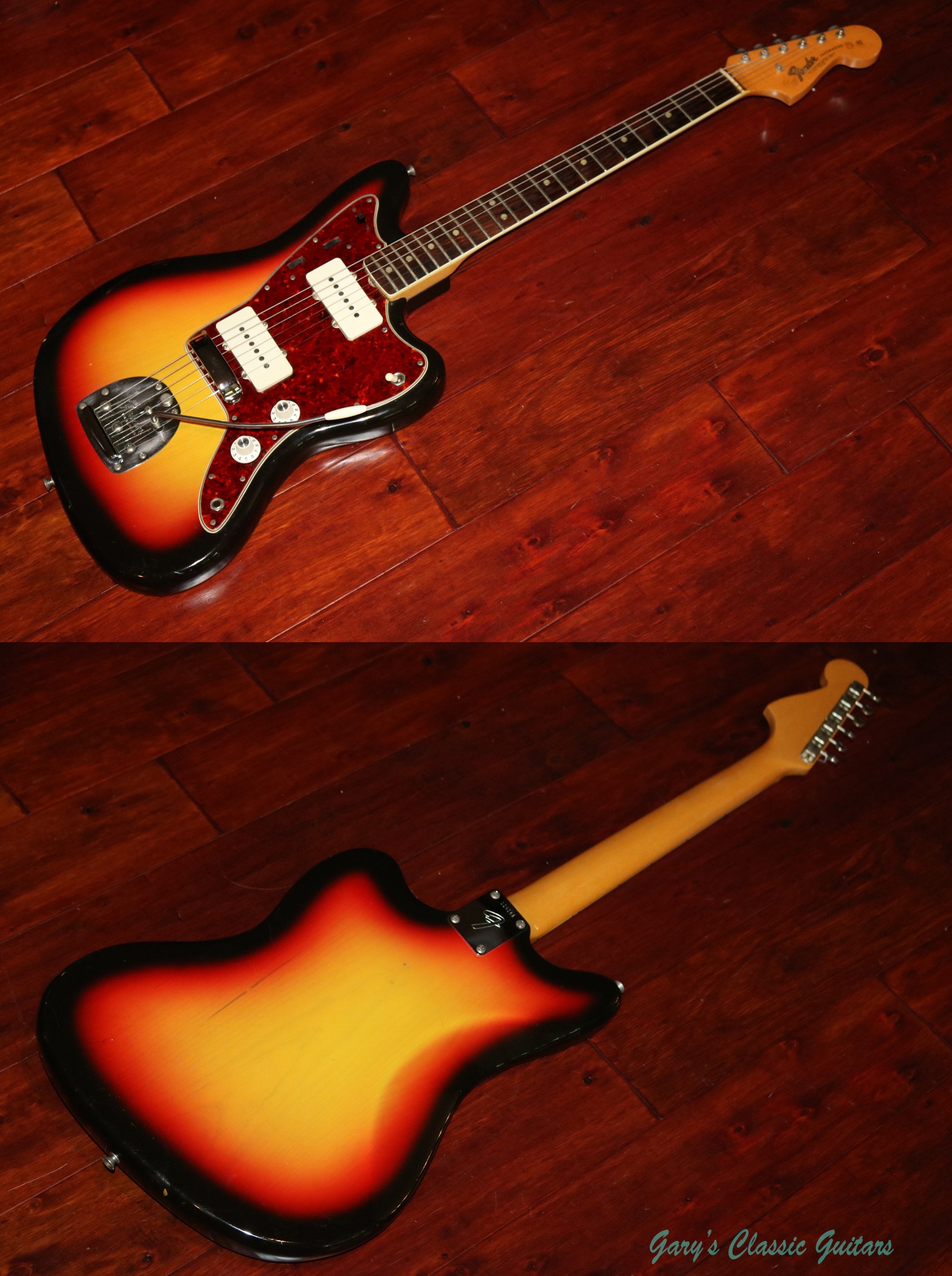 1965 Fender Jazzmaster bound neck Garys Classic Guitars Vintage Guitars LLC