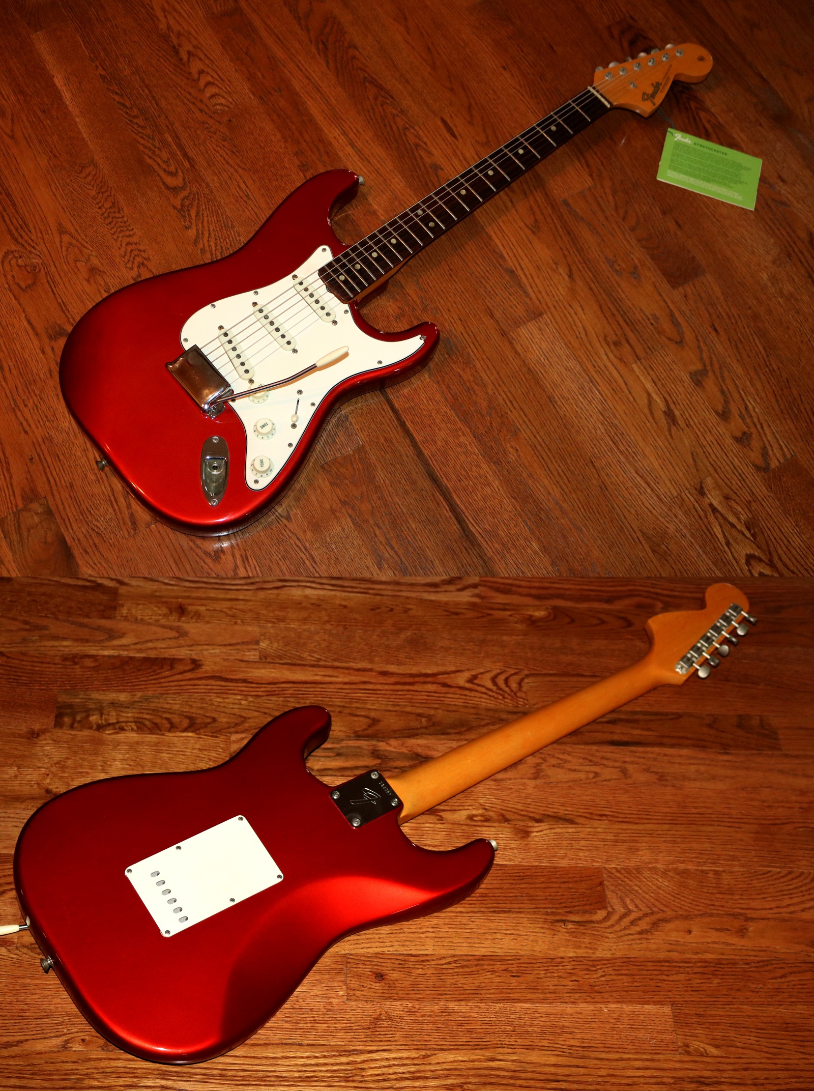1966 Fender Stratocaster Original Candy Apple Red Finish Garys