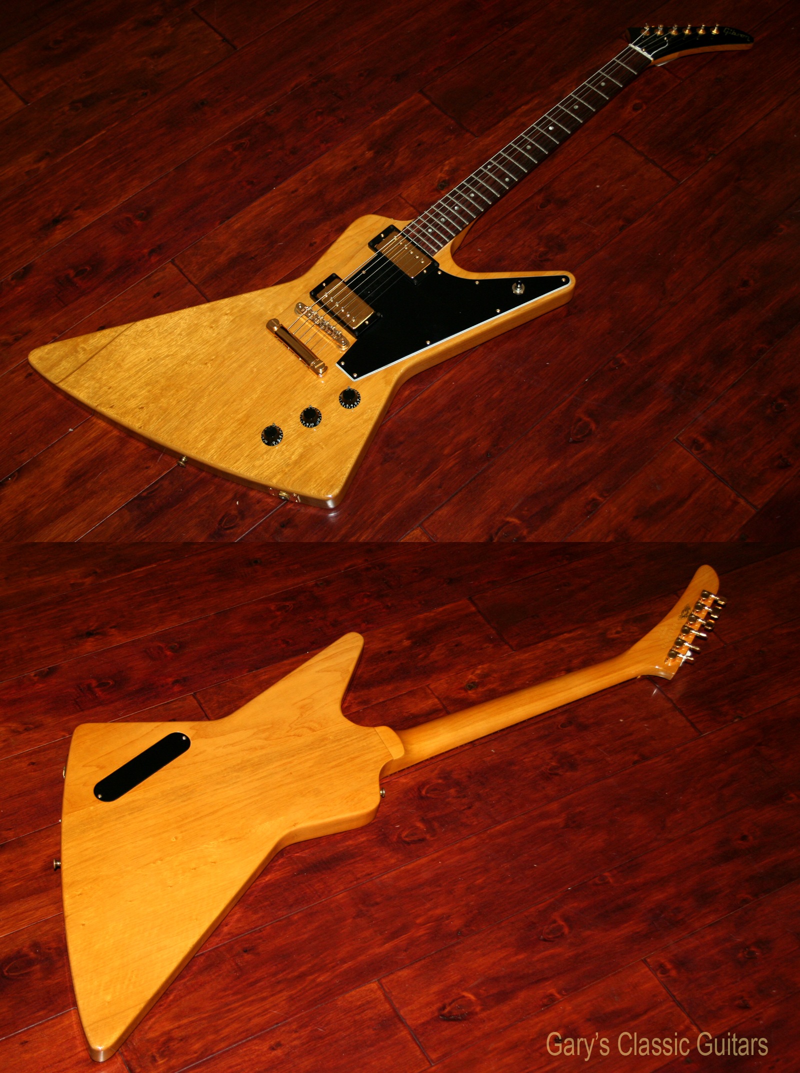 1983 Gibson Korina Explorer Garys Classic Guitars Vintage