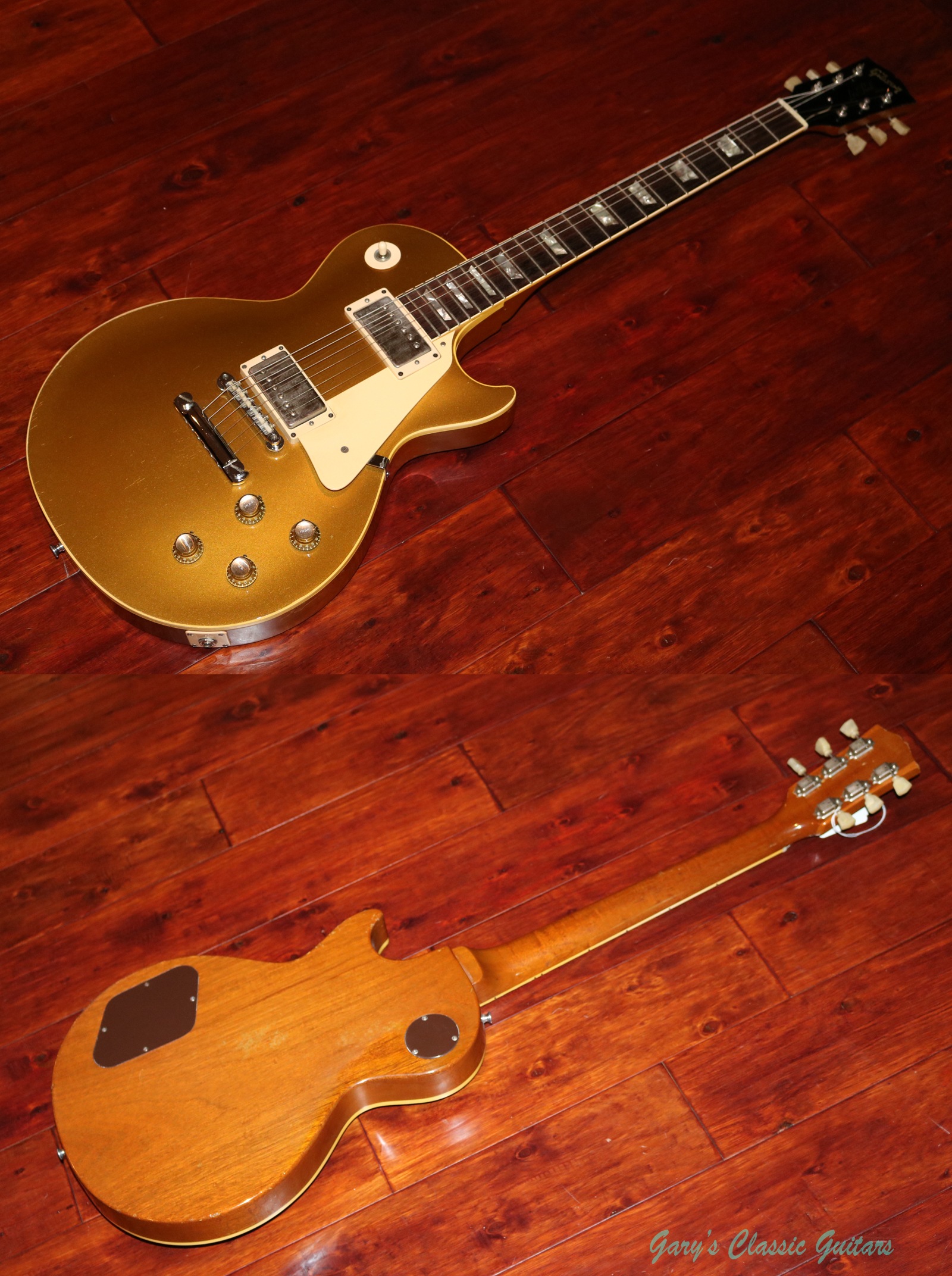 1968 Gibson Les Paul Standard Goldtop Garys Classic Guitars Vintage Guitars LLC