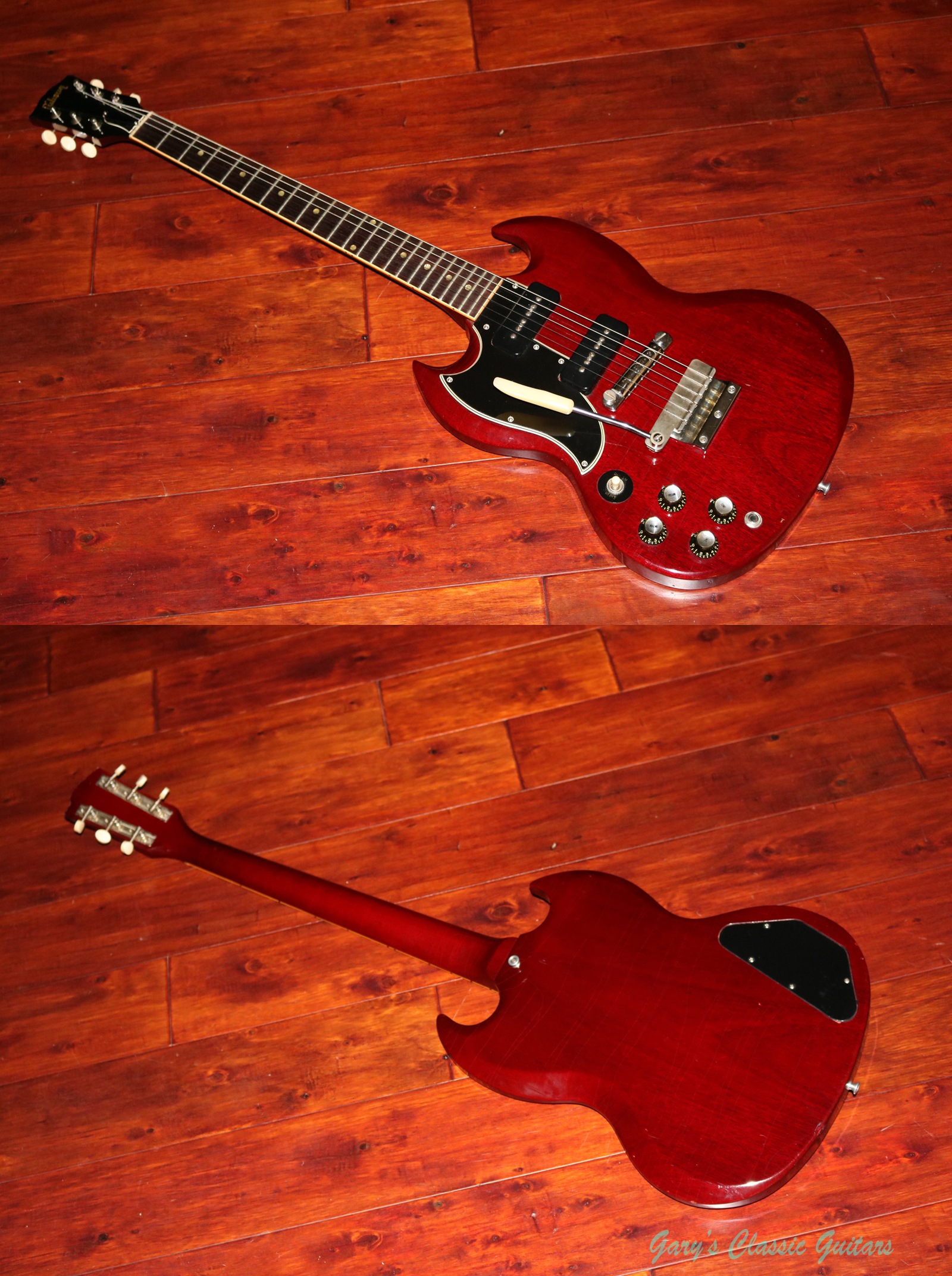 1966 Gibson SG Special Left Handed Garys Classic Guitars Vintage Guitars LLC