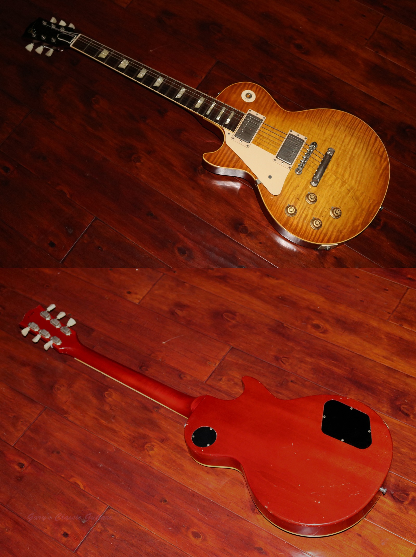 Terry Morgan 59 LP Burst Replica Garys Classic Guitars Vintage Guitars LLC