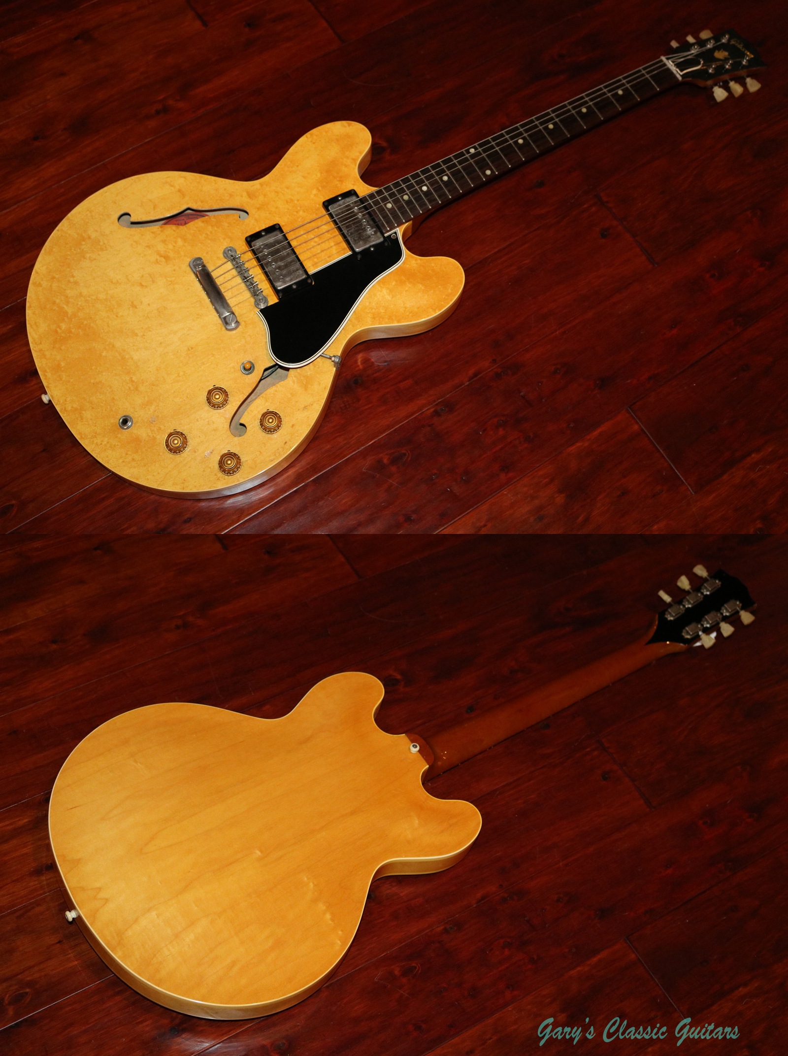 1958 Gibson ES 335 Blonde Garys Classic Guitars Vintage