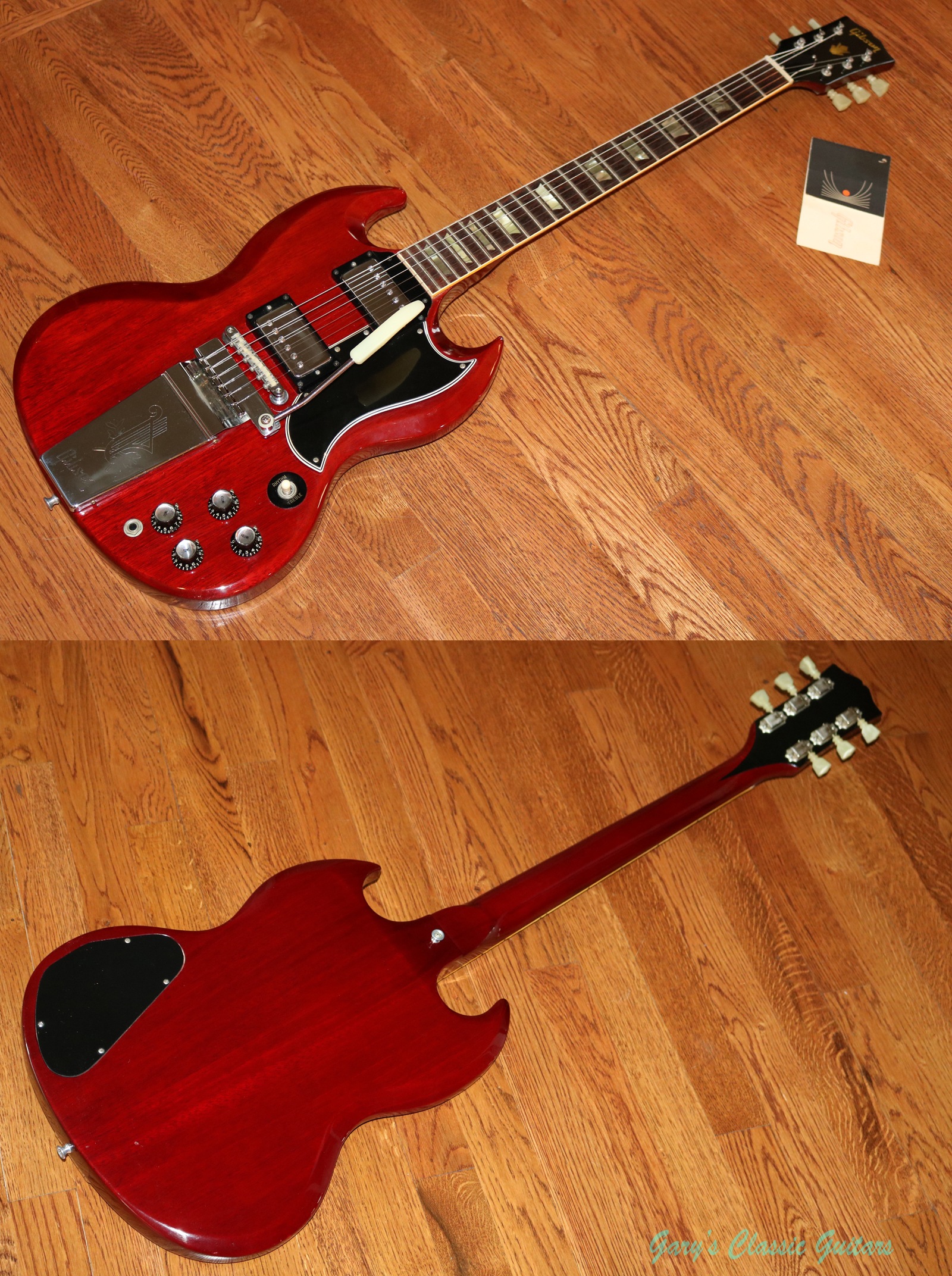 1965 gibson sg standard top