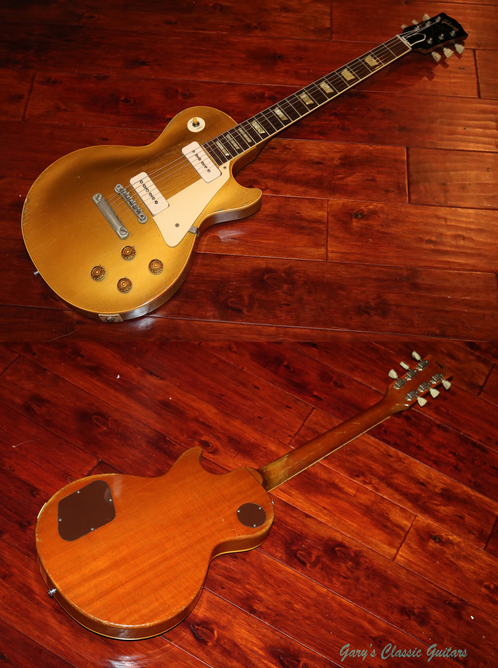 1956 gibson les outlet paul gold top