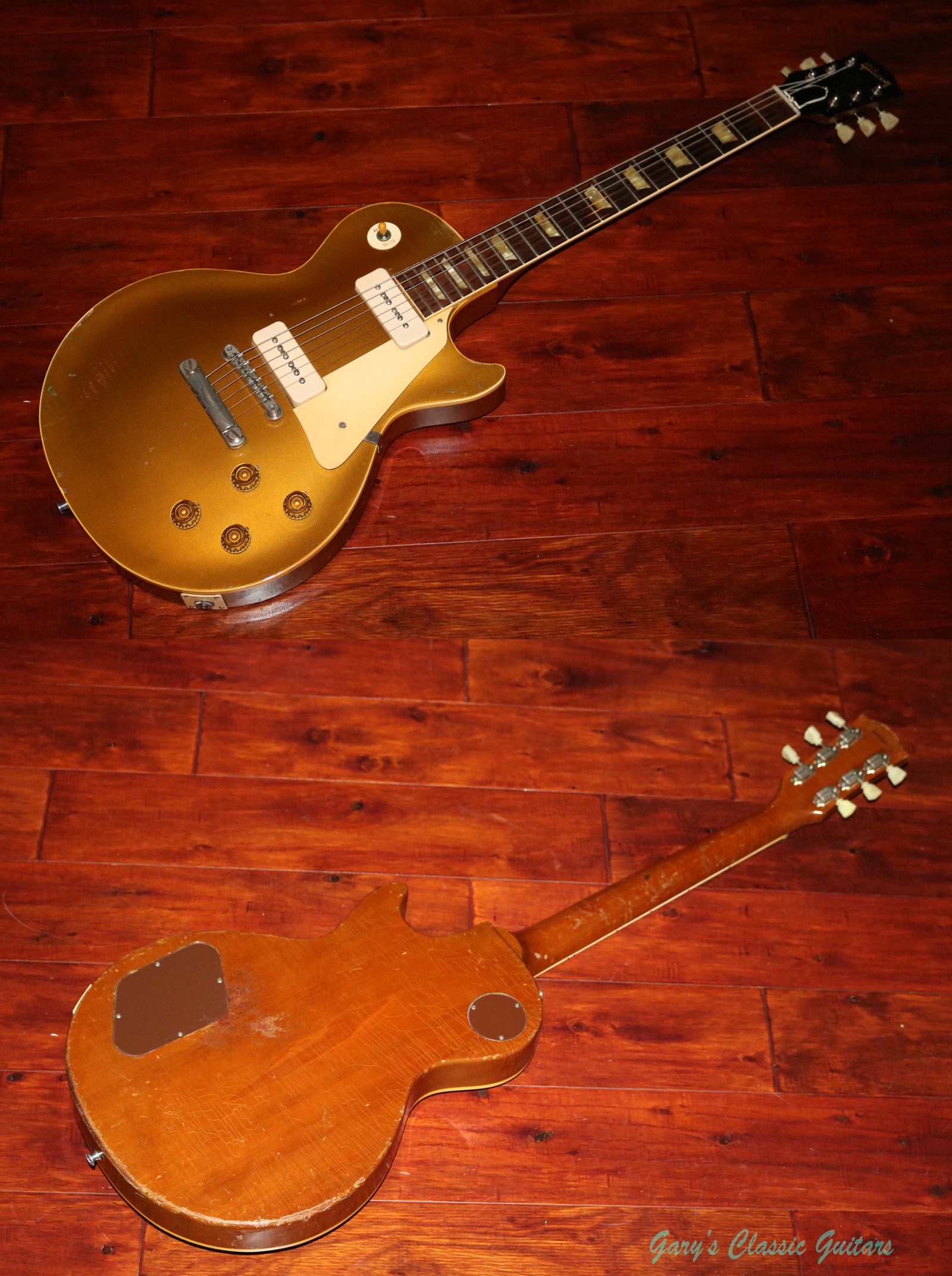1955 Gibson Les Paul Goldtop Garys Classic Guitars Vintage
