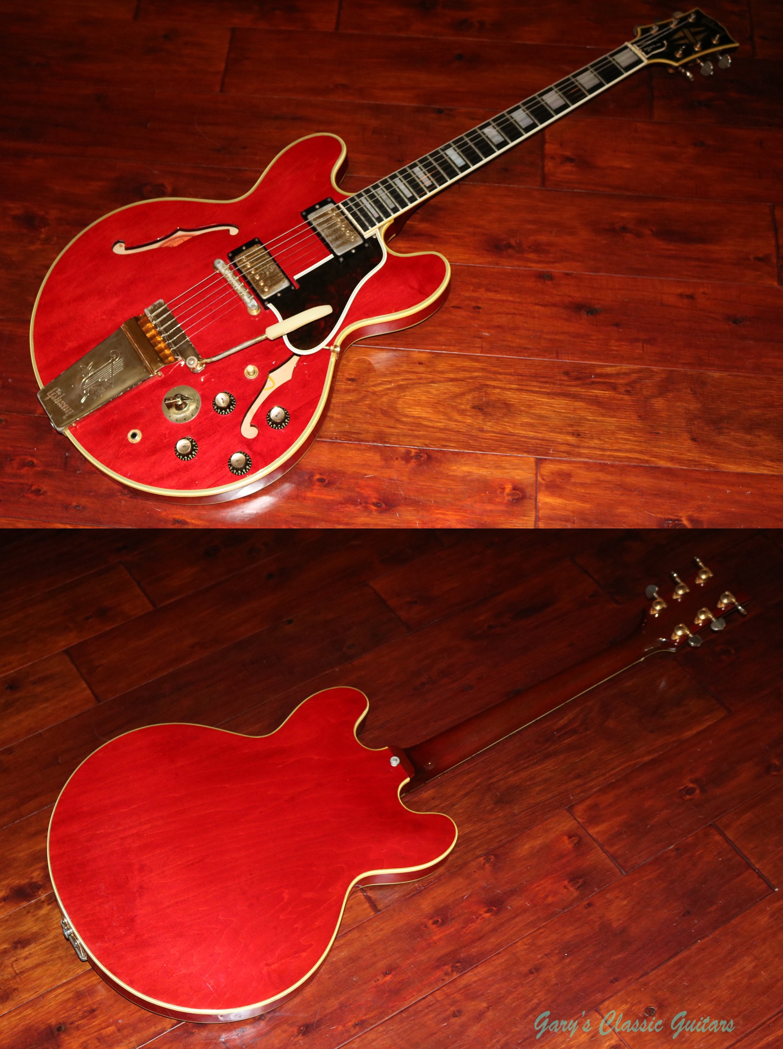 1963 Gibson ES-355, Cherry Red | Garys Classic Guitars & Vintage