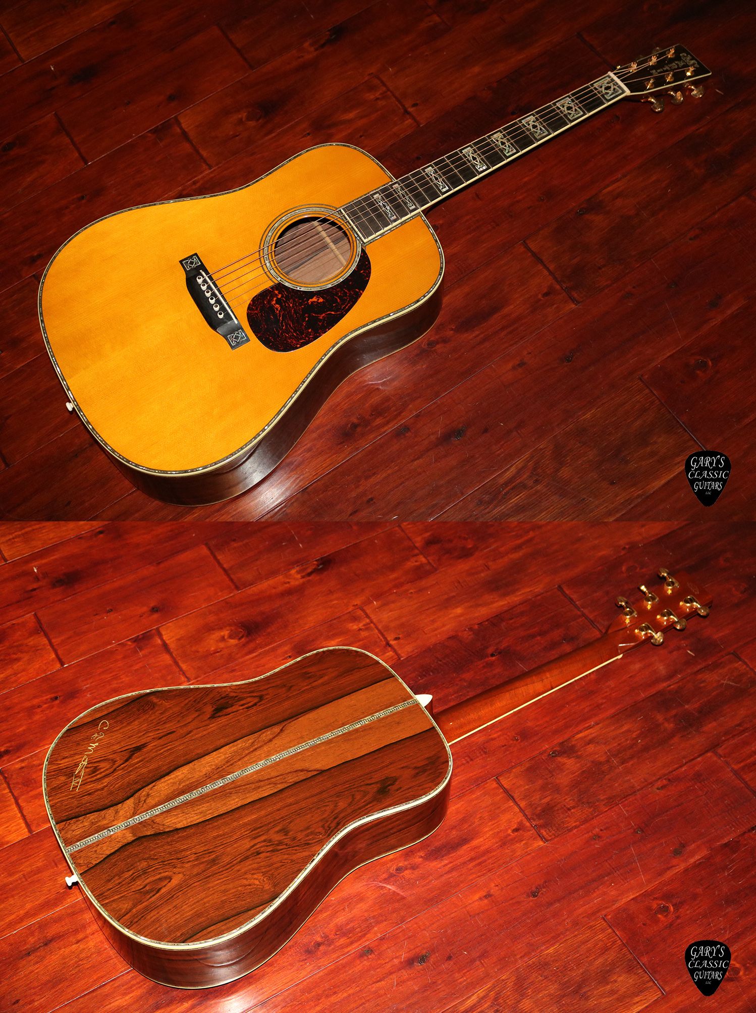 2004 Martin Brazilian D 45 Celtic Knot Garys Classic Guitars Vintage Guitars LLC